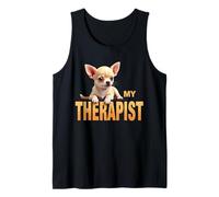 Chiot Chi Chichi Drôle Mon Thérapeute Chihuahua Chien Débardeur