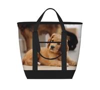 Chiot Cocker Spaniel Petit Chien Épagneul Animaux de compagnie,Sacs à lunch isothermes de grande capacité pour femmes et hommes