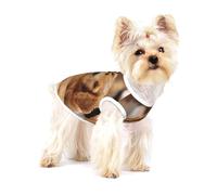 Chiot Cocker Spaniel Petit Chien Épagneul Animaux de Compagnie,T-Shirt sans Manches en Coton pour Animaux de Compagnie, Gilet Respirant, Extensible et Doux,S