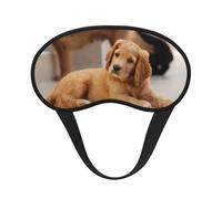 Chiot Cocker Spaniel, petits chiens épagneuls, animaux de compagnie,Masques de sommeil occultants, cache-yeux couvrants, masques de sommeil anti-lumière