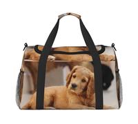 Chiot Cocker Spaniel, Petits Chiens épagneuls, Animaux de Compagnie,Sacs de Sport, Sacs de Voyage bandoulière pour Le Sport, Sacs de Voyage Grande capacité pour Femmes et Hommes