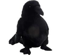 Chiot corbeau en peluche respectueux de l'environnement