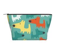 Chiot De Chien De Dessin Animé Drôle Mignon, Trousse de Toilette Trousse de Maquillage Sac à cosmétiques Trousse de Toilette de Voyage Portable