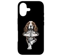 Chiot de Yoga Basset Hound, Chien Amusant, Pose d'arbre d'asanas Coque pour iPhone 17