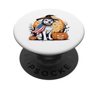 Chiot d'halloween PopSockets PopGrip Adhésif