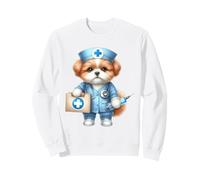 Chiot d'infirmière pour Chien médical Professionnel Sweatshirt