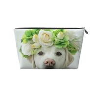 Chiot drôle de Labrador Retriever, Trousse de Toilette Trousse de Maquillage Sac à cosmétiques Trousse de Toilette de Voyage Portable