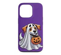 Chiot Effrayant Amusant pour Chien fantôme Mignon Coque pour iPhone 13 Pro