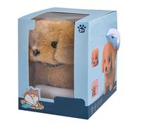 Chiot en peluche de marche - robot cog animal en peluche interactif chiot réaliste jouet pour chien | Robot Pet Plush Interactive Simulation Simulation chiot jouet pour marcher, abba