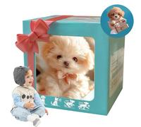 Chiot en Peluche Électronique Interactif, Animal en Peluche Doux Qui Marche, Aboie, Remue la Queue, Robot Musical pour Enfants de 2 À 8 Ans, Cadeaux pour Garçons, Chien Robot pour Enfants F