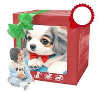 Chiot en Peluche Électronique Interactif, Animal en Peluche Doux Qui Marche, Aboie, Remue la Queue, Robot Musical pour Enfants de 2 À 8 Ans, Cadeaux pour Garçons, Chien Robot pour Enfants B