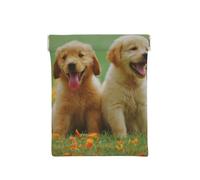 Chiot Golden Retriever, Sac de Rangement pour Femmes, Portefeuille supérieur à Presser, Petit Porte-Monnaie, Pochette de Changement