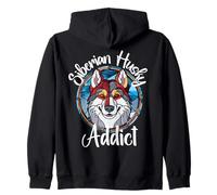 Chiot Husky Sibérien Addict Chien Maman Chiot Animal de Compagnie coloré Fourrure bébé Sweat à Capuche