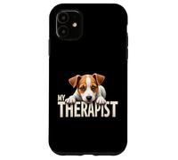 Chiot JRT drôle, Mon thérapeute, Chien Jack Russell Terrier Coque pour iPhone 11