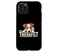 Chiot JRT drôle, Mon thérapeute, Chien Jack Russell Terrier Coque pour iPhone 11 Pro