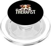 Chiot JRT drôle, Mon thérapeute, Chien Jack Russell Terrier PopSockets PopGrip pour MagSafe
