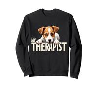 Chiot JRT drôle, Mon thérapeute, Chien Jack Russell Terrier Sweatshirt