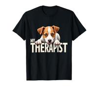 Chiot JRT drôle, Mon thérapeute, Chien Jack Russell Terrier T-Shirt