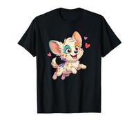Chiot Kawaii Rainbow Corgi, Mignon cœur pour Amoureux des Chiens T-Shirt
