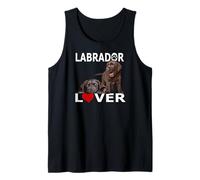 Chiot Labrador Lover Chocolate Lab Love Brown Retriever Débardeur
