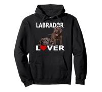 Chiot Labrador Lover Chocolate Lab Love Brown Retriever Sweat à Capuche