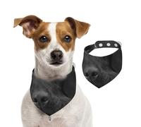 Chiot Labrador Noir Mignon,Bandanas pour Chien, écharpe en Coton, Bavoirs réglables pour Animaux de Compagnie,S