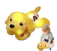 Chiot LED, peluche chiot illuminé - Mignon animal en peluche pour chiens - Chiot de chien Peluche douce Peluche à LED Ami de bonne nuit pour petits 14 pouces
