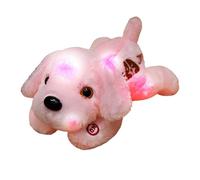 Chiot LED, Peluche Chiot Lumineuse - Peluche Animale Brillante,Oreiller en Peluche Doux pour Chiot, Chien, veilleuse LED, pour l'heure du Coucher, pour Les Tout-Petits et Les, 14 Pouces