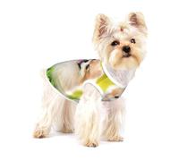 Chiot Mignon dans Un Parc printanier,T-Shirt sans Manches en Coton pour Animaux de Compagnie, Gilet Respirant, Extensible et Doux,M