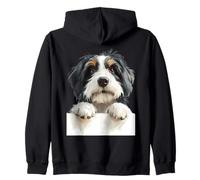 Chiot Mignon et Moelleux Qui Regarde Les Amoureux des Chiens Sweat à Capuche