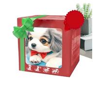 Chiot réaliste Robot chien jouet en peluche chiens agissant comme un vrai se déplace tout seul interactif avec son queue remuant aboiement électrique pour chambre dortoir salon voyage appartement