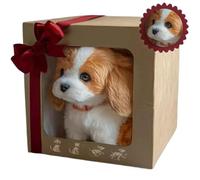 Chiot Robot Réaliste, Chien Robot pour Adultes, Qui Marche, Aboie, Remue la Queue Et Se Comporte comme Un Vrai Chien, Idéal comme Cadeau Style C