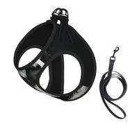 Chiot Schnauzer Nain,Harnais pour Animaux de Compagnie, Harnais réfléchissant réglable pour Chien,S