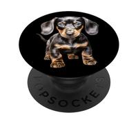 Chiot Teckel Miniature PopSockets PopGrip Adhésif