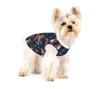 Chiot Teckel,T-Shirt sans Manches en Coton pour Animaux de Compagnie, Gilet Respirant, Extensible et Doux,S