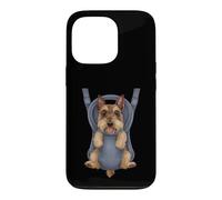 Chiot Terrier écossais Amusant dans Un Porte-bébé. Amoureux des Chiens Coque pour iPhone 13 Pro