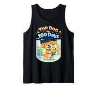 Chiot Top Dog pour 100 Jours d'école Débardeur