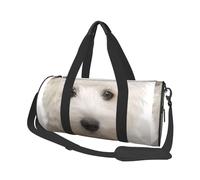 Chiot Westie Mignon, Sac de Voyage de Grande capacité, Sac à Main Rond, Sac de Voyage de Sport, fourre-Tout, Sac de Fitness