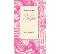 Chiote à l’esprit - Antonin Artaud - Fata Morgana - broché - Roman