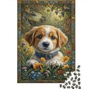 ChiotPuzzle 1000 Pièces en Papier Recy leurs de Printemps Vintage pour Amateurs De Puzzles Entraînement Cognitif Amusement par Temps De Pluie 70x50cm/1000pcs
