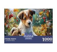 ChiotPuzzles 1000 Pieces Cadeau Unique Prairie d' Automne Jeu Éducatif Challenge Toy À De Qualité Supérieure Peinture Art pour Adultes Et Enfants À Partir De 12 Ans 38x26cm/1000pcs