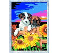 Chiots au coucher du soleil Ravensburger 28765