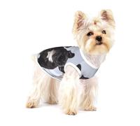 Chiots bouledogues français Mignons,T-Shirt sans Manches en Coton pour Animaux de Compagnie, Gilet Respirant, Extensible et Doux,M