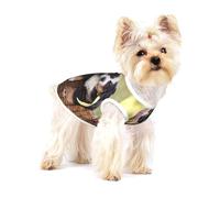 Chiots Bouvier Bernois,T-Shirt sans Manches en Coton pour Animaux de Compagnie, Gilet Respirant, Extensible et Doux,M