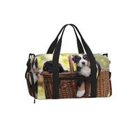 Chiots de Bouvier Bernois,Sac de Sport bandoulière à Main, Sac de Voyage Grande capacité pour Femmes et Hommes