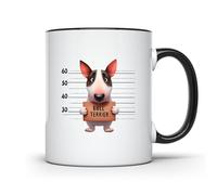 Chiots De Cow Terrier En Prison Tasse Élégantes Mug À Café Humour Mug Pour Travail L'École Chocolat Chaud 330Ml