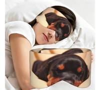 Chiots Dobermans qui dorment, animaux de compagnie, chiens Doberman, Masque de sommeil pour la maison, les voyages et le travail posté, couvrant entièrement les yeux et bloquant la lumière