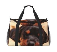 Chiots Dobermans Qui dorment, Animaux de Compagnie, Chiens Doberman,Sacs de Sport, Sacs de Voyage bandoulière pour Le Sport, Sacs de Voyage Grande capacité pour Femmes et Hommes