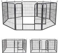 Chiots Parc d'exercice Enclos libre Chiens Grille Parc d'exercice Grille pour chiots