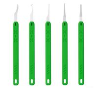 Chip Pry Tool Grattoir en acier inoxydable de 140 mm pour retrait de colle CPU - Nettoyant de bord résistant aux hautes températures pour réparation de carte mère Kit électronique Vert